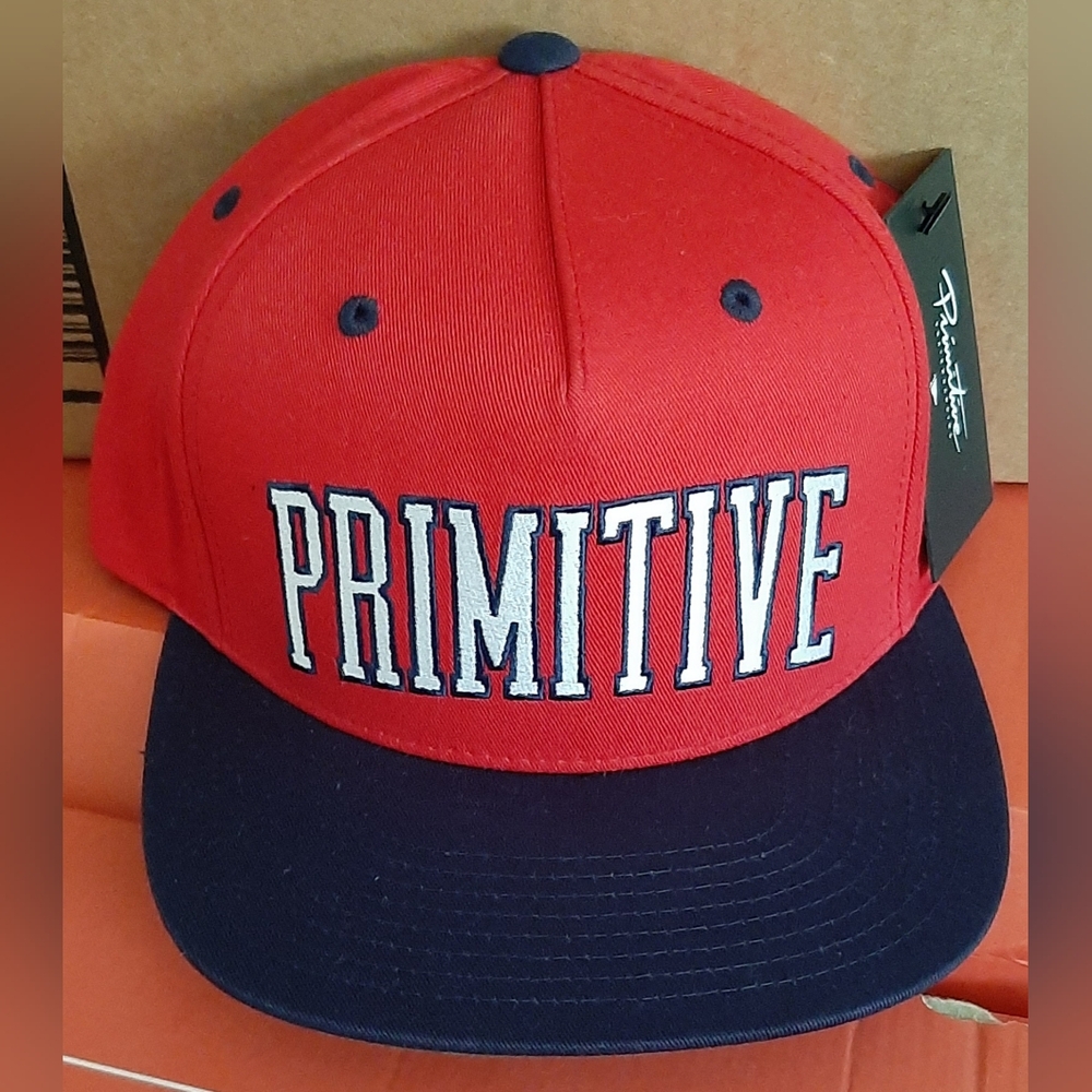 Primitive Skatebosrding Collegiate Arch Snapback Hat *NWT*